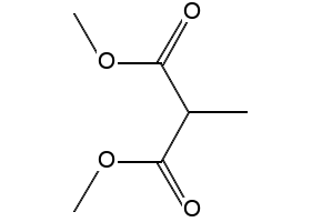 Dimethyl methylmalonate structure, CAS 609-02-9
