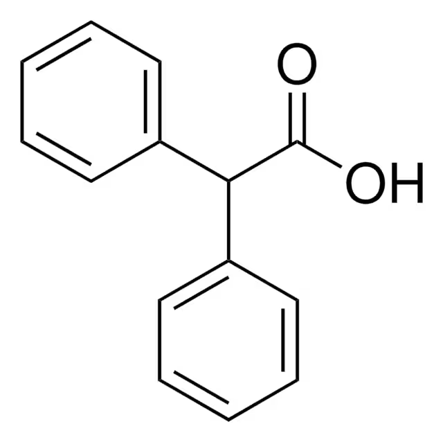 Diphenylacetic acid structure, CAS 117-34-0