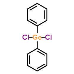 Diphenyldichlorogermane structure, CAS 1613-66-7