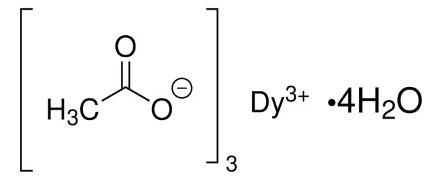 Dysprosium(III) acetate structure, CAS 18779-07-2