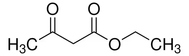 Ethyl acetoacetate structure, CAS 141-97-9
