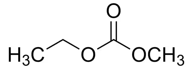 Ethyl methyl carbonate structure, CAS 623-53-0
