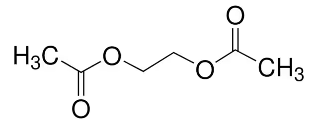 Ethylene glycol diacetate structure, CAS 111-55-7