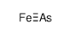 Ferric arsenide structure, CAS 12044-16-5