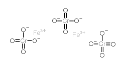 Ferric chromate,basic structure, CAS 10294-52-7