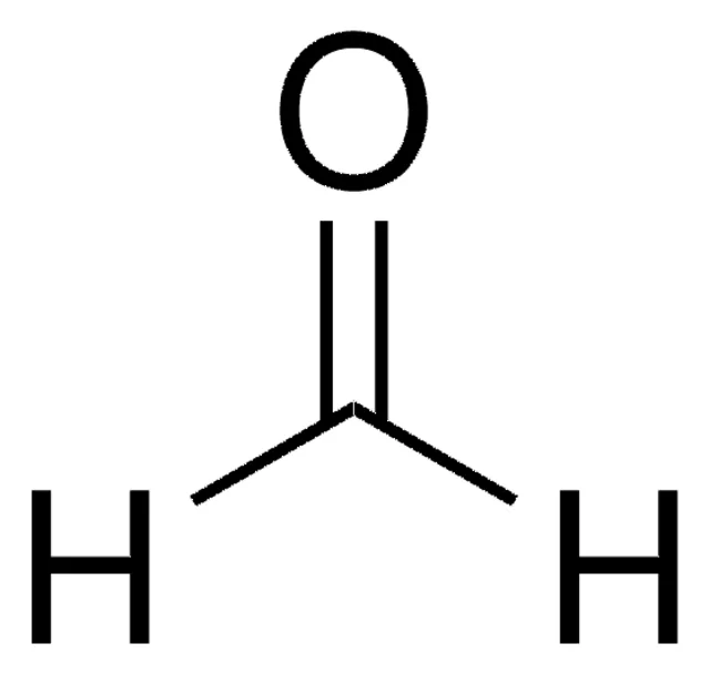 Formaldehyde structure, CAS 50-00-0