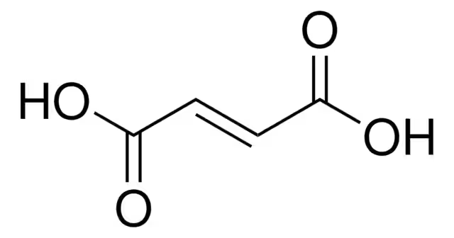 Fumaric acid structure, CAS 110-17-8