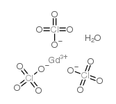 Gadolinium perchlorate hydrate structure, CAS 14017-52-8