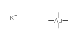 Gold potassium iodide structure, CAS 7791-29-9