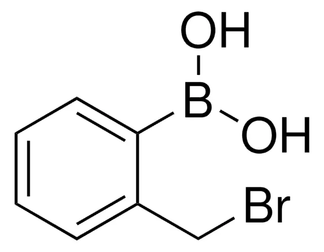 2-(Bromomethyl)benzeneboronic acid structure, CAS 91983-14-1