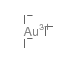 Gold(III) iodide structure, CAS 13453-24-2