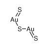 Gold(III) sulfide structure, CAS 1303-61-3
