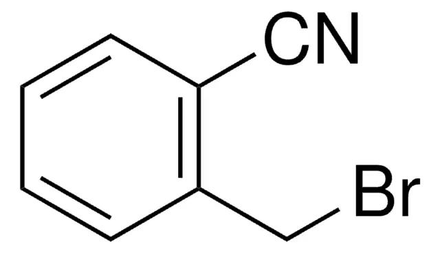 2-(Bromomethyl)benzonitrile structure, CAS 22115-41-9