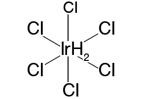 Hexachloroiridic(IV) acid hydrate structure, CAS 16941-92-7