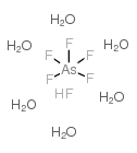 Hexafluoroarsenic acid structure, CAS 121995-33-3