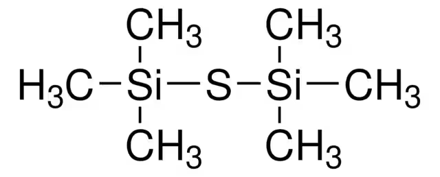 Hexamethyldisilthiane structure, CAS 3385-94-2