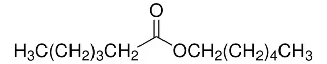 Hexyl hexanoate structure, CAS 6378-65-0