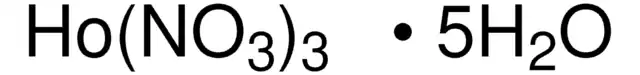 Holmium (III) nitrate hydrate structure, CAS 14483-18-2