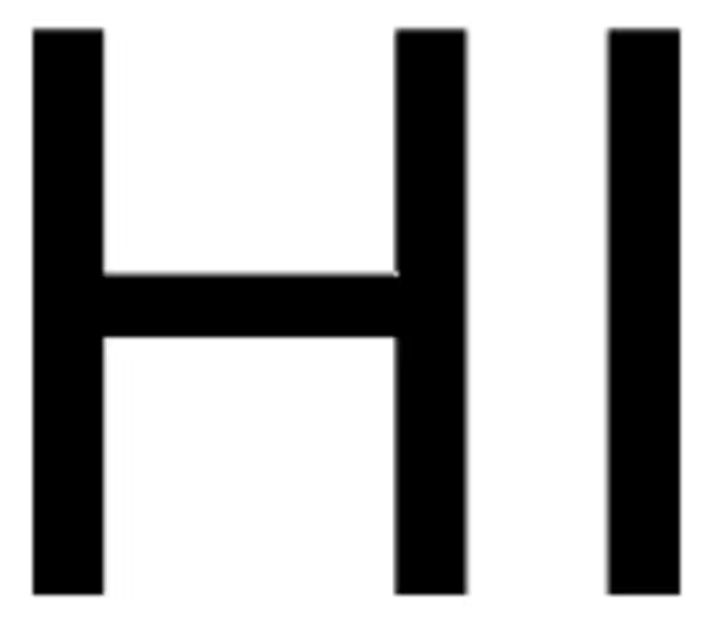 Hydriodic acid structure, CAS 10034-85-2