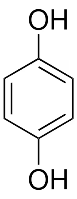 Hydroquinone structure, CAS 123-31-9