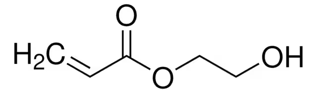 Hydroxyethyl acrylate structure, CAS 818-61-1
