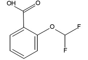 2-(Difluoromethoxy)benzoic acid structure, CAS 97914-59-5