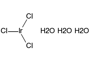 Iridium (III) chloride,hydrous structure, CAS 13569-57-8
