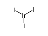 Iridium triiodide structure, CAS 7790-41-2
