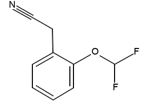 2-(Difluoromethoxy)phenylacetonitrile structure, CAS 41429-22-5