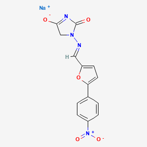 Dantrolene sodium structure, CAS 14663-23-1