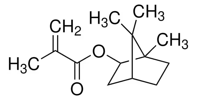 Isobornyl methacrylate structure, CAS 7534-94-3