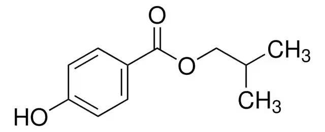 Isobutyl 4-hydroxybenzoate structure, CAS 4247-02-3
