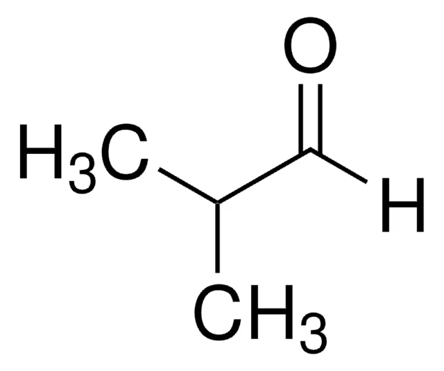 Isobutyraldehyde structure, CAS 78-84-2