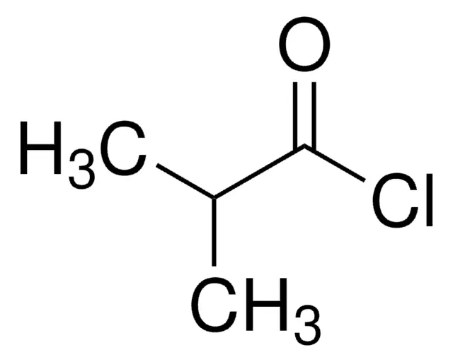 Isobutyryl chloride structure, CAS 79-30-1