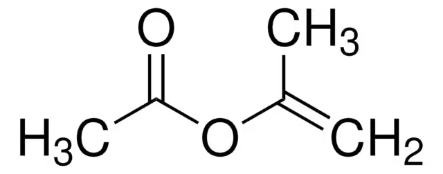 Isopropenyl acetate structure, CAS 108-22-5