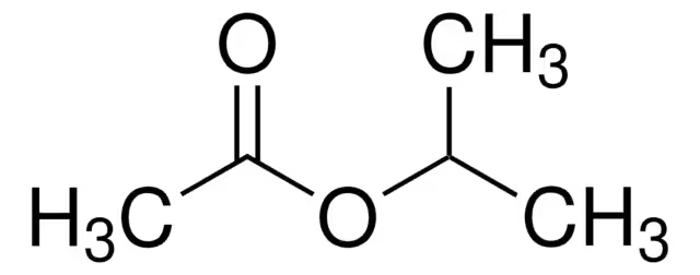 Isopropyl acetate structure, CAS 108-21-4