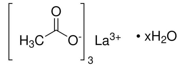 Lanthanum(III) acetate structure, CAS 917-70-4