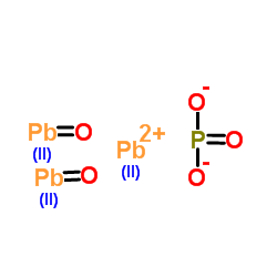 Lead phosphite,dibasic structure, CAS 12141-20-7