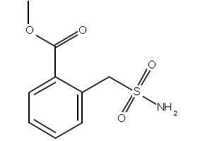 2-(Methylformate)benzylsulfonamide structure, CAS 112941-26-1