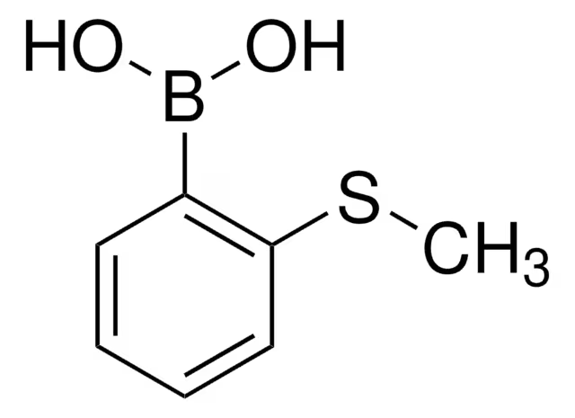 2-(Methylthio)phenylboronic acid structure, CAS 168618-42-6