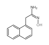 2-(Naphth-1-yl)acetamide oxime structure, CAS 66611-51-6