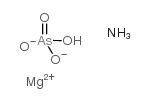 Magnesium ammonium arsenate structure, CAS 14644-70-3