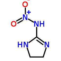 2-(Nitroimino)imidazolidine structure, CAS 5465-96-3