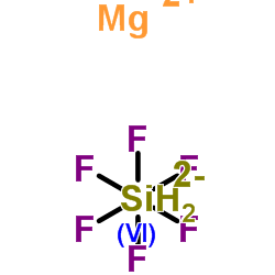 Magnesium fluosilicate structure, CAS 16949-65-8