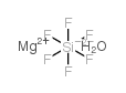 Magnesium hexafluorosilicate hexahydrate structure, CAS 18972-56-0