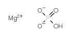 Magnesium hydrogen phosphate structure, CAS 7757-86-0