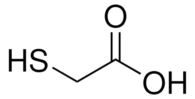 Mercaptoacetic acid structure, CAS 68-11-1