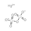 Mercuric dichromate structure, CAS 7789-10-8