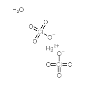 Mercuric perchlorate,trihydrate structure, CAS 73491-34-6