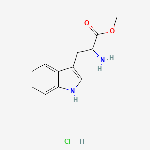 D-Tryptophan methyl ester hydrochloride structure, CAS 14907-27-8